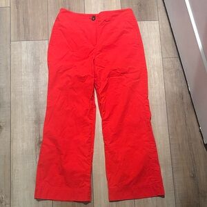 Talbots Red High-Waist Trousers